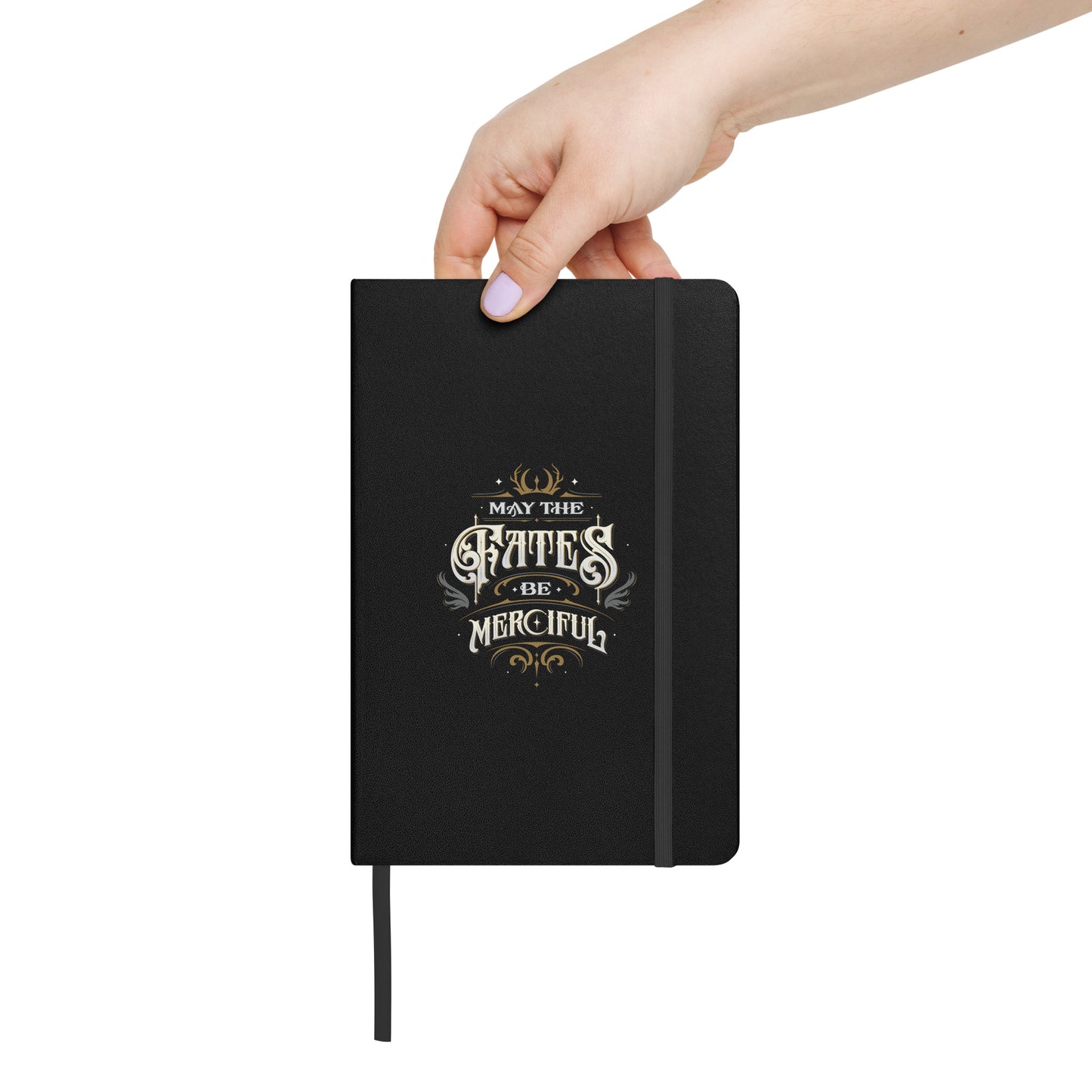 MAY THE FATES BE MERCIFUL HARDCOVER NOTEBOOK