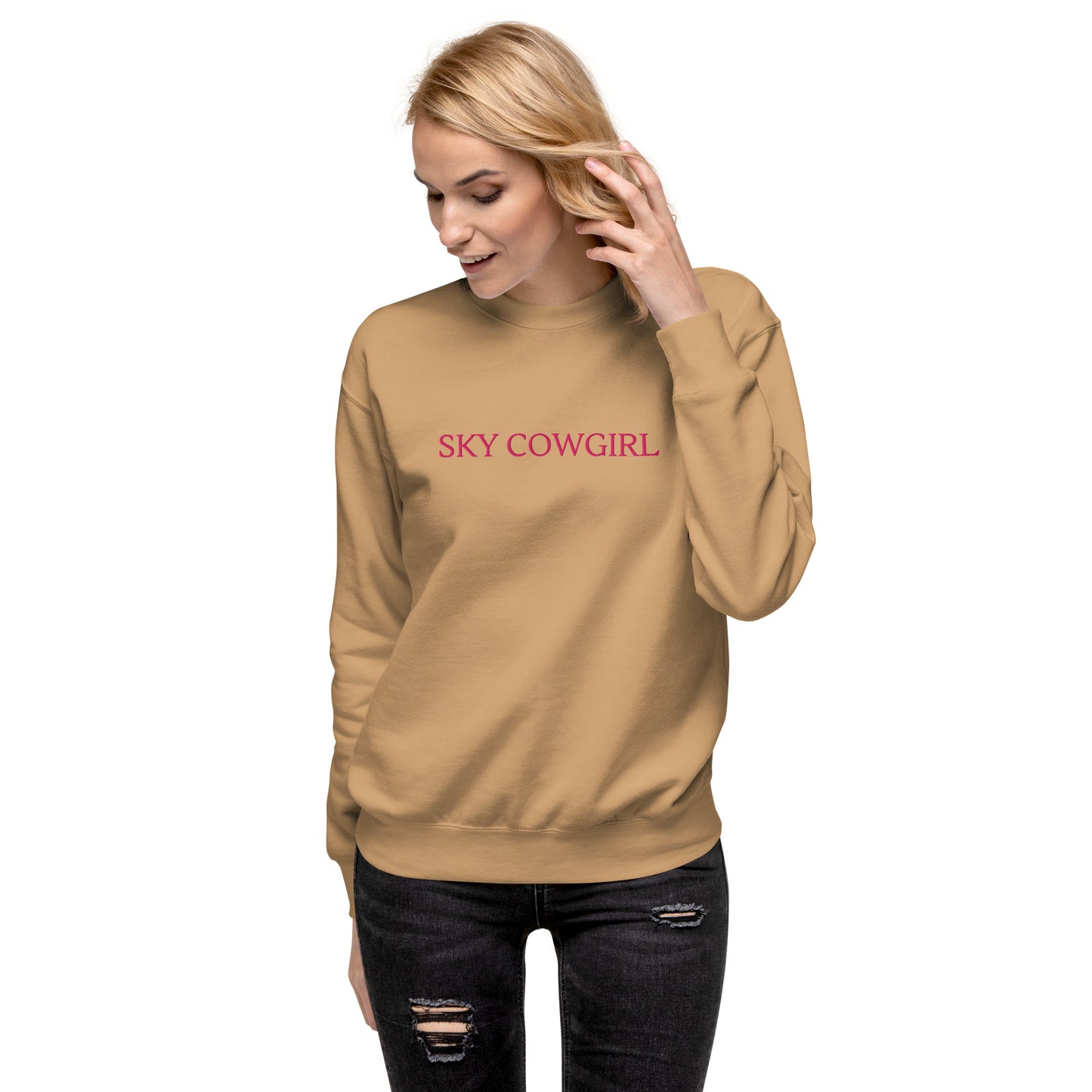 Sky Cowgirl Premium Sweatshirt